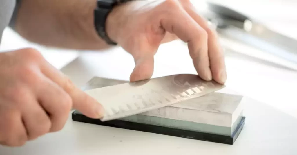 Sharpening a Kamikoto Knife with a Whetstone