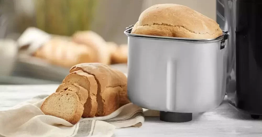 bread machine on table