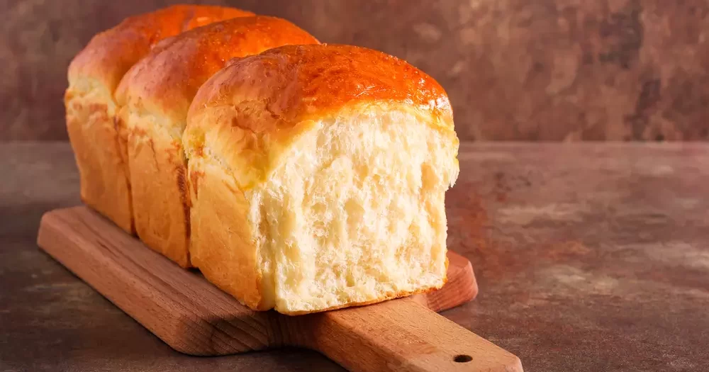 fluffy white bread loaf